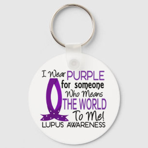 Means The World To Me Lupus Key Ring