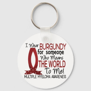 Means The World To Me Multiple Myeloma Key Ring