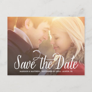 Meant to Be   Save the Date Postcard