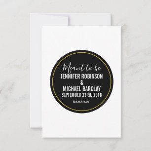 meant to be wedding template