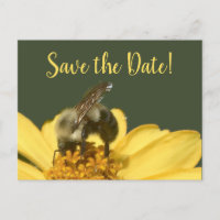 Meant to Bee Green and Yellow Save the Date