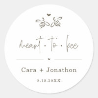 Meant to Bee Honey Jar Favour / Seed Packet Sticke