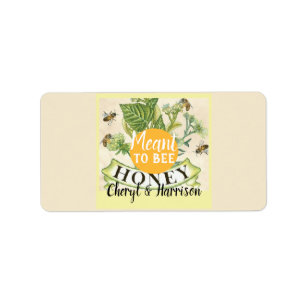 Meant To Bee Honey Pot Label