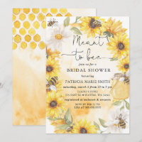 Meant To Bee Honeybee Floral Bridal Shower