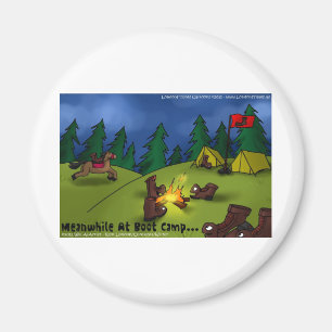 Meanwhile @ Boot Camp Funny Tees Cards Gifts Etc Magnet