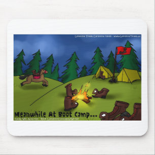 Meanwhile @ Boot Camp Funny Tees Cards Gifts Etc Mouse Pad