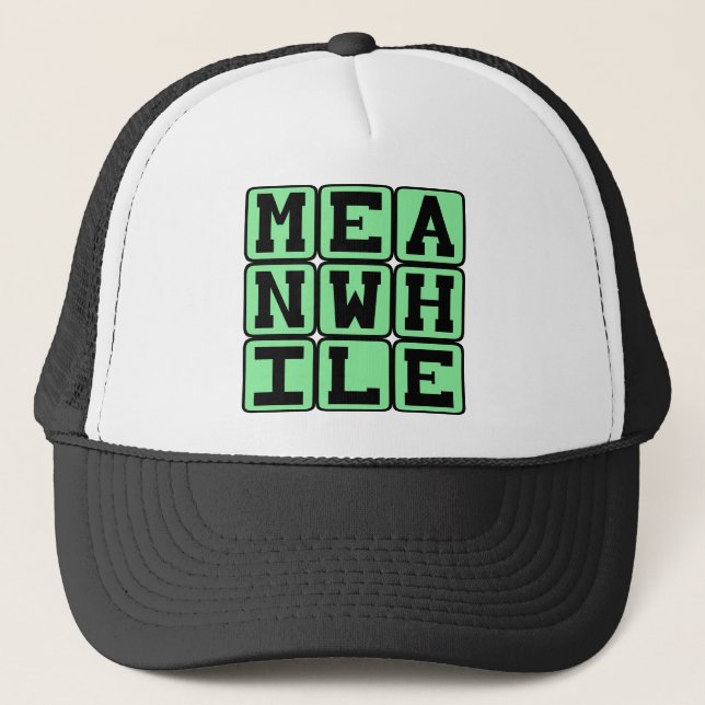Meanwhile, In Medias Res Trucker Hat (Front)