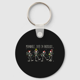 Meanwhile Over In Radiology Xmas Light Christmas R Key Ring