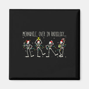 Meanwhile Over In Radiology Xmas Light Christmas R Magnet