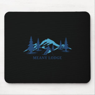 Meany Lodge Washington Ski Resort Skiing Skier Mouse Pad