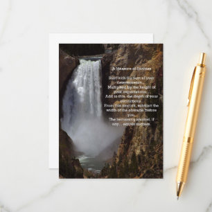 Measure of Success Inspirational Enclosure Card