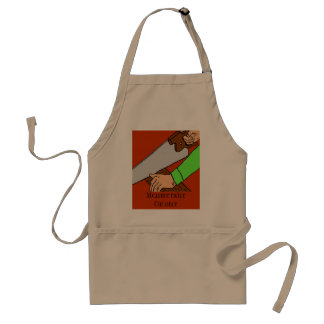 Measure twice. Cut once. Apron