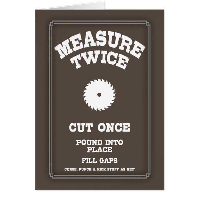 Measure Twice IV (Front)