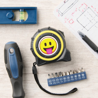 "Measure with a Smile: Emoji Inch Tape Collection 1