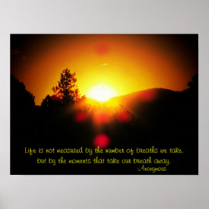 Measured By Moments Poster