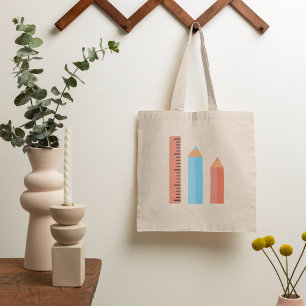 Measuring Pencils Tote Bag