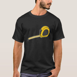 Measuring Tape Carpenter Woodworking Carpentry Gra T-Shirt