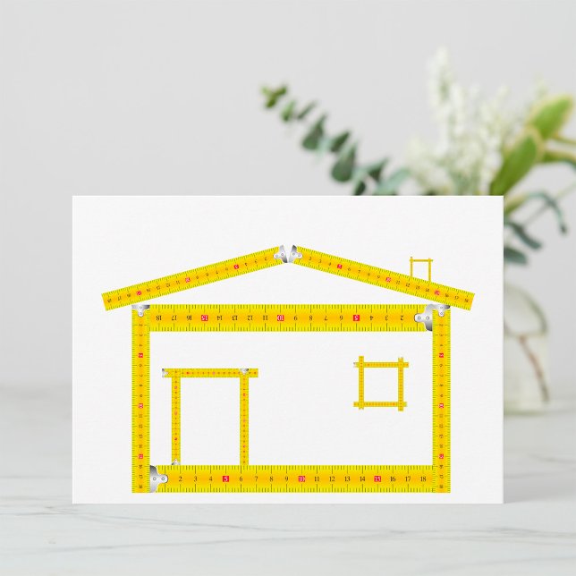Measuring Tape House Invitations (Creator Uploaded)