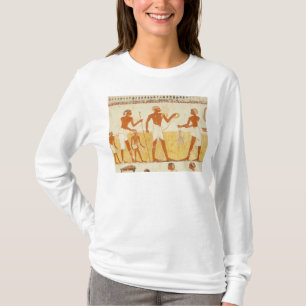 Measuring the land using rope T-Shirt