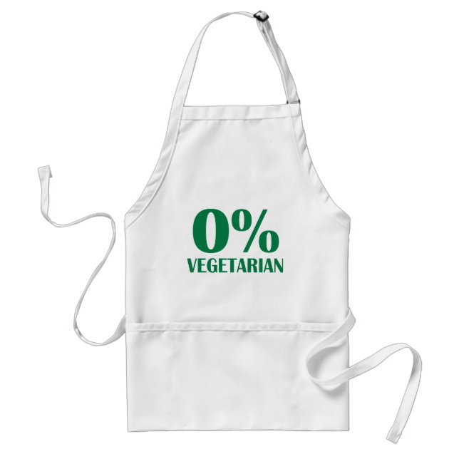Meat - BBQ - 0% Vegetarian Standard Apron (Front)