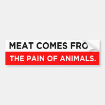 meat comes from the pain of animals vegan 