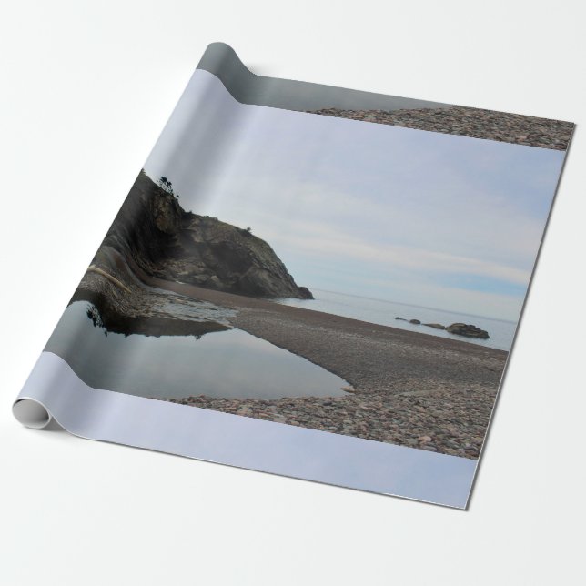 Meat Cove Beach Wrapping Paper (Unrolled)