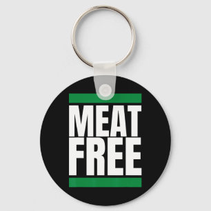 Meat Free Vegan Bodybuilding Vegan Straight Edge 1 Key Ring