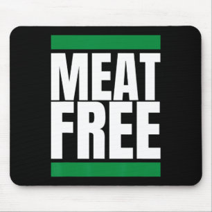 Meat Free Vegan Bodybuilding Vegan Straight Edge 1 Mouse Pad