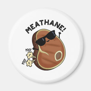 Meat-hane Funny Farting Meat Pun Magnet