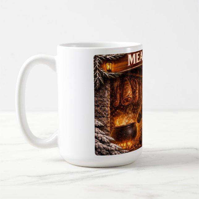 Meat Hook Icelandic Yule Lad Coffee Mug (Left)