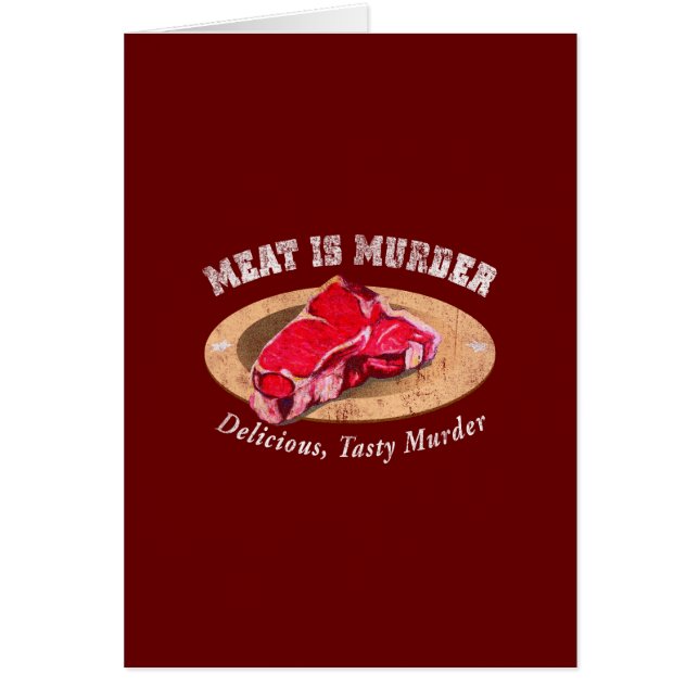 Meat Is Murder - Delicious, Tasty Murder (Front)