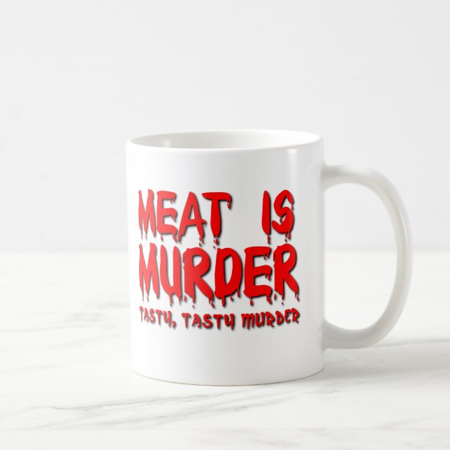 Meat is Murder Funny Mug Humour (Right)