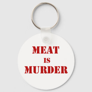 Meat is Murder Key Ring
