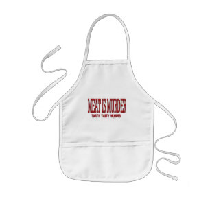 Meat is murder... kids apron