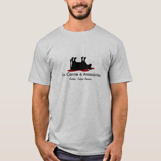 Meat is Murder T-Shirt (Front)