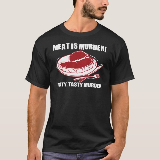 Meat Is Murder T-Shirt (Front)