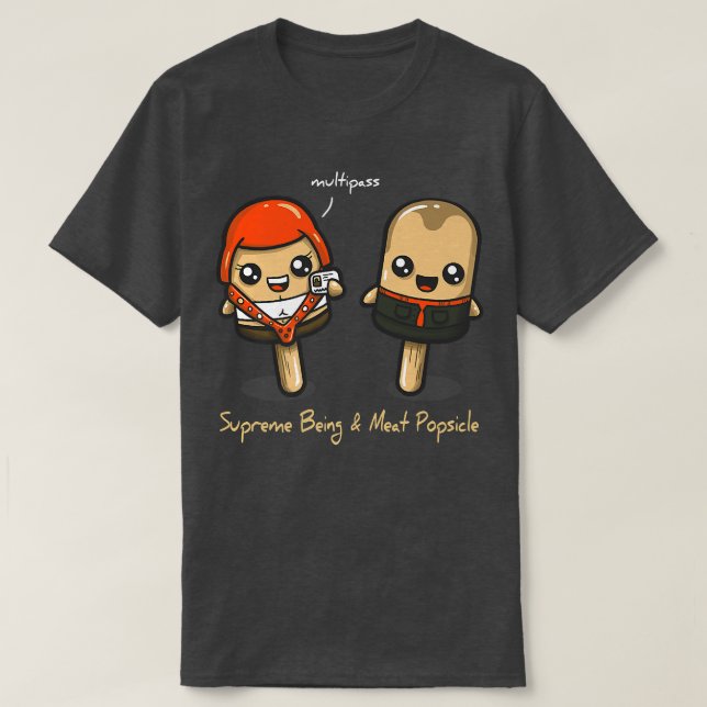 Meat Popsicle  T-Shirt (Design Front)