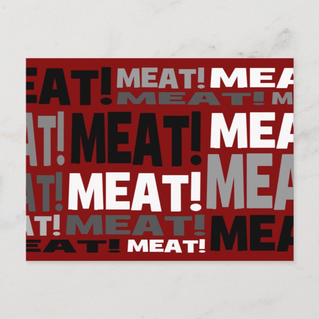 Meat Product Postcard (Front)