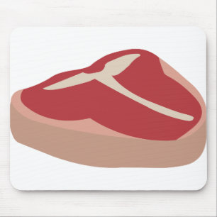 Meat Raw Steak Fresh Protein Pork Chop Beefsteak Mouse Pad