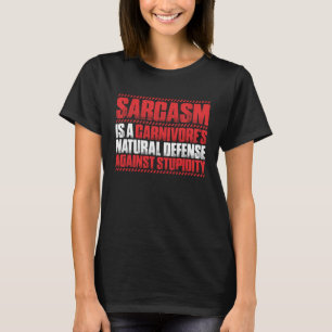 Meat Sarcasm Ketogenic Diet Keto Carnivore T-Shirt