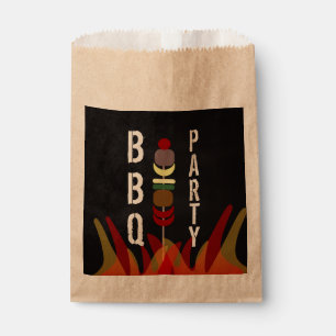 Meat Skewers BBQ Cook Out Party Favour Bag