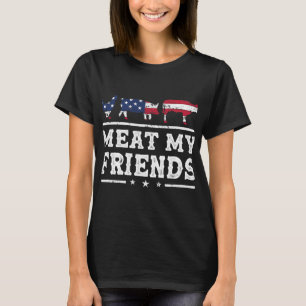 Meat Smoker Bbq Smoking Griller Chef Barbecue Gril T-Shirt