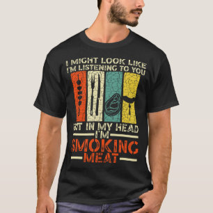 Meat Smoker Bbq Smoking Grilling Lover Griller Che T-Shirt