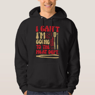 Meat Smoking Bbq Griller Chef Barbecue Grilling Lo Hoodie