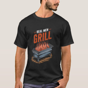Meat Smoking Dad Design Funny BBQ Griller Meat Smo T-Shirt