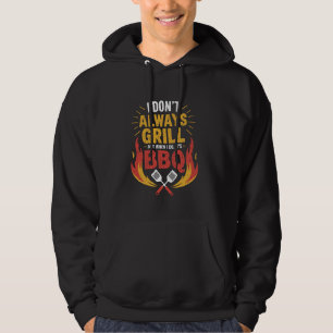 Meat Smoking Dad Quote Meat Smoker Funny BBQ Grill Hoodie