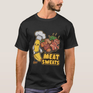 Meat Sweats Kawaii Banana Bbq Tee