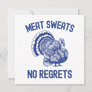 Meat Sweats No Regrets  Holiday Card