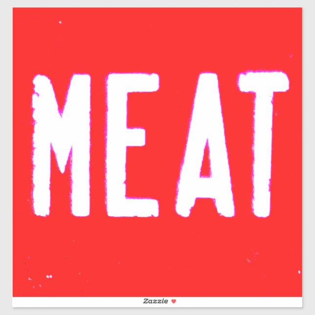 MEAT Vintage Cash Register Flag (Sheet)