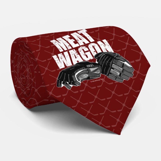 Meat Wagon (Hockey) Tie (Rolled)